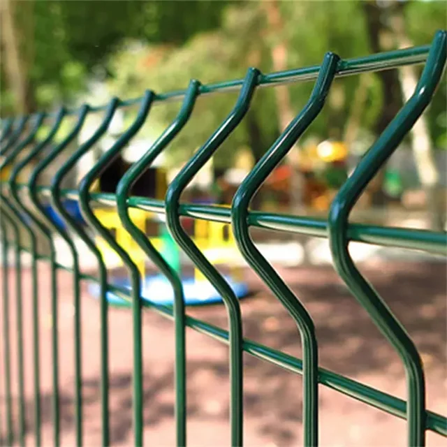 3D Bending Curved Welded Security Wire Mesh Fencing Outdoor Jardin Panel Fence for Garden Buildings & Commercial Spaces