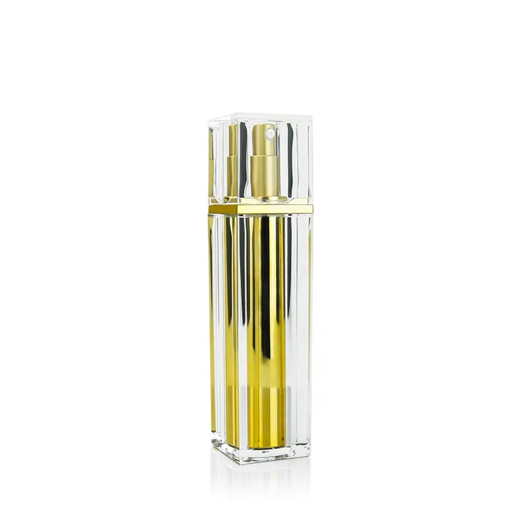 
30ml 50ml 100ml acrylic square airless dispenser Z-30/50/100F 