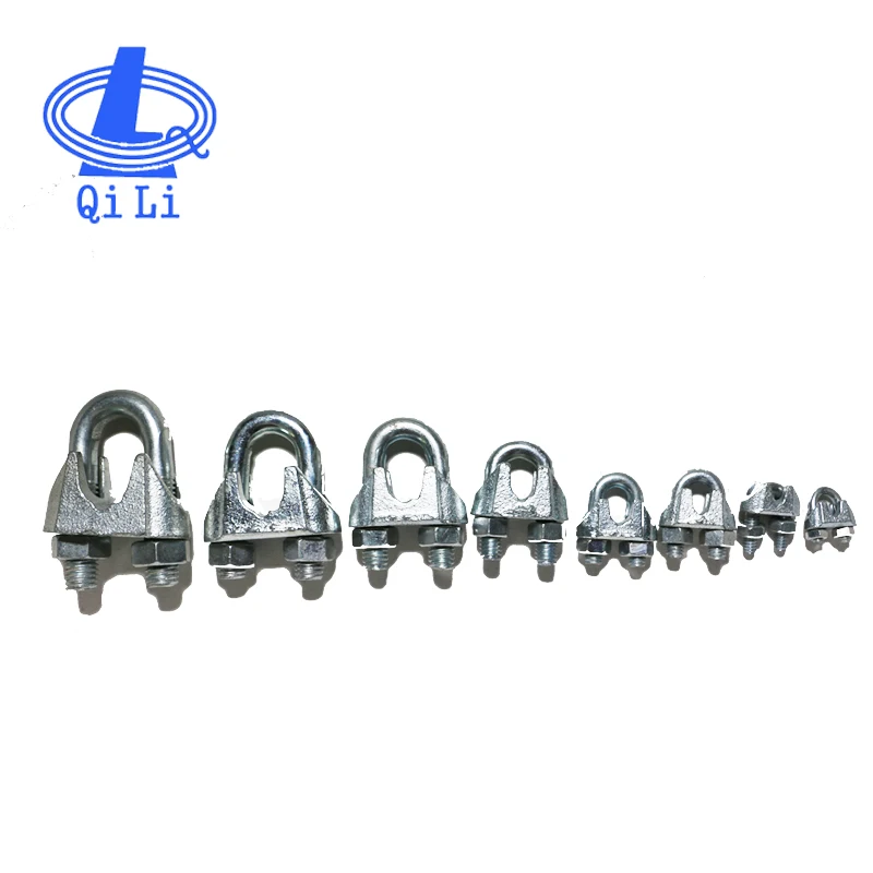 Sell Din 741 Malleable Ringing Wire Rope Clips New Style Din 741 Malleable