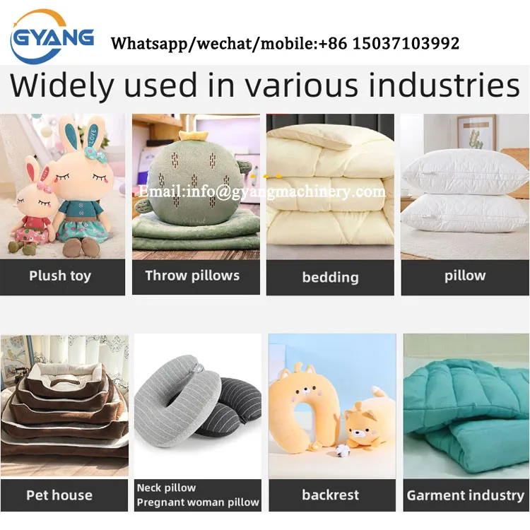 GY-CM300 90kg/h Fiber Opener Polyester Fiber Opening Machine Pp Cotton Waste Recycling Carding Machine For Pillow Filling