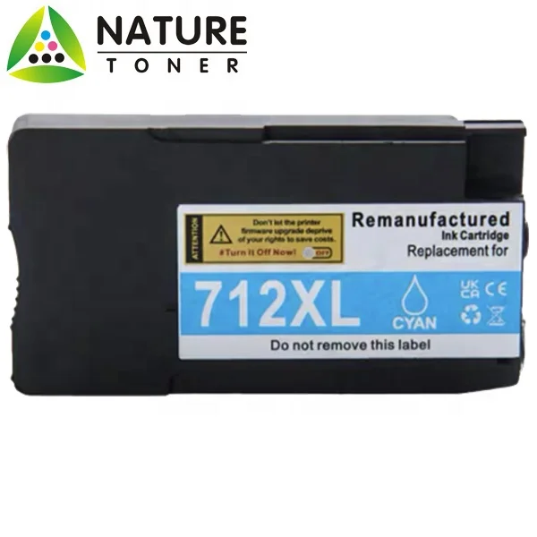 Совместимый картридж 3ED67A 3ED68A 3ED69A 3ED70A 3ED71A 712XL для HP DesignJet T650 T630 T250 T230 T210 студийный стальной