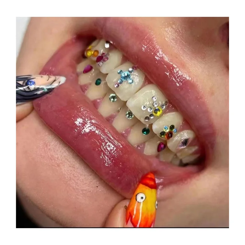 Beauty Diamond Dental Crystal Tooth Jewelry Ornaments swarovski crystals tooth gem