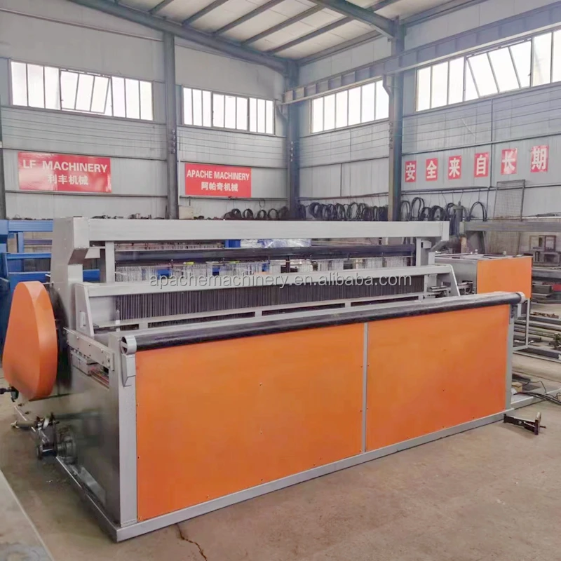 APACHE 0.5-2.5 1.5~5 2-6   6-12mm FULL AUTOMATIC crimped wire mesh machine equipment