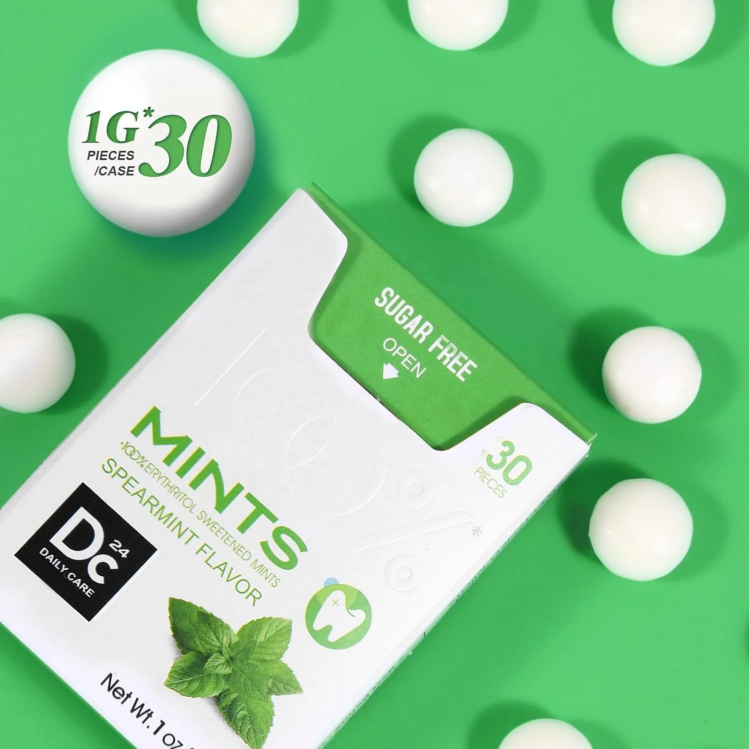 Xylitol Mints Mouth Acid Neutralizing Sugar-Free Does Not Promote tooth decay