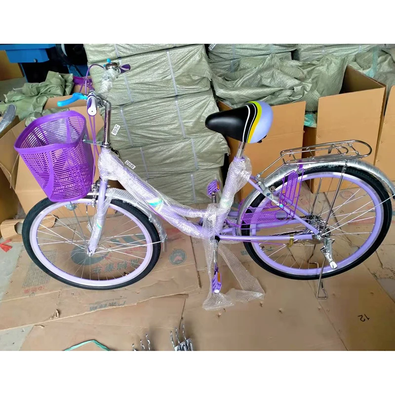 26 Inch Single Speed High Carbon Steel Frame Cheap Bicycle/ Two Wheel City bike electric bike for adult