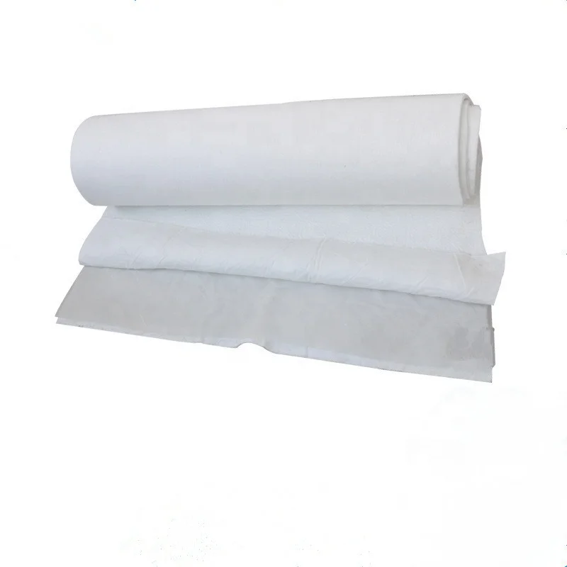 Anti chemical corrosion one layer of polyester mat/PE membrane composite geotextile mat for anti- infiltration