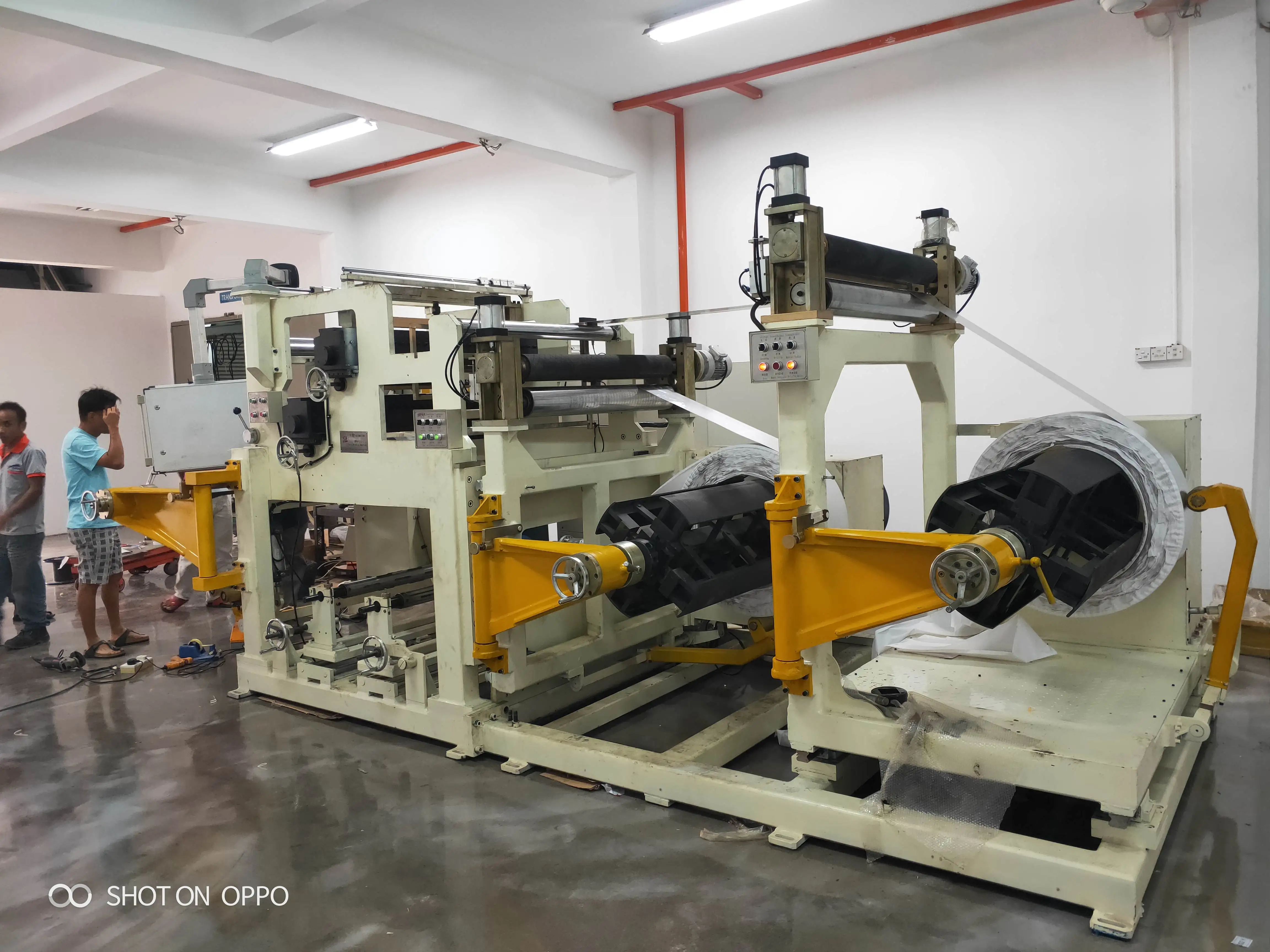 BRJ-1000-2 Automatic Double Layers Copper Strip Winder Foil Winding Machine for Transformer LV Coil Manufacturing