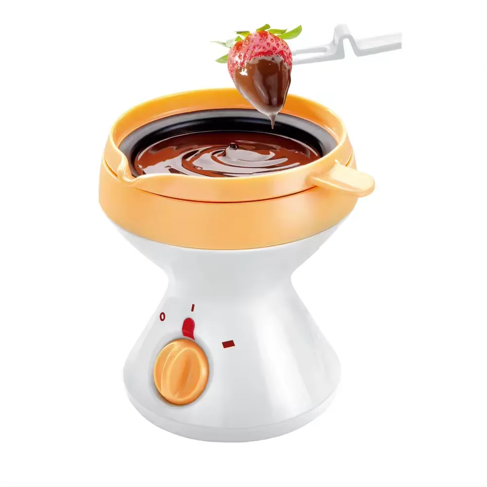 Electric Mini Chocolate Fondue Maker Sets Wax Warmer Party Cheese Melting Pots With Melting Pot