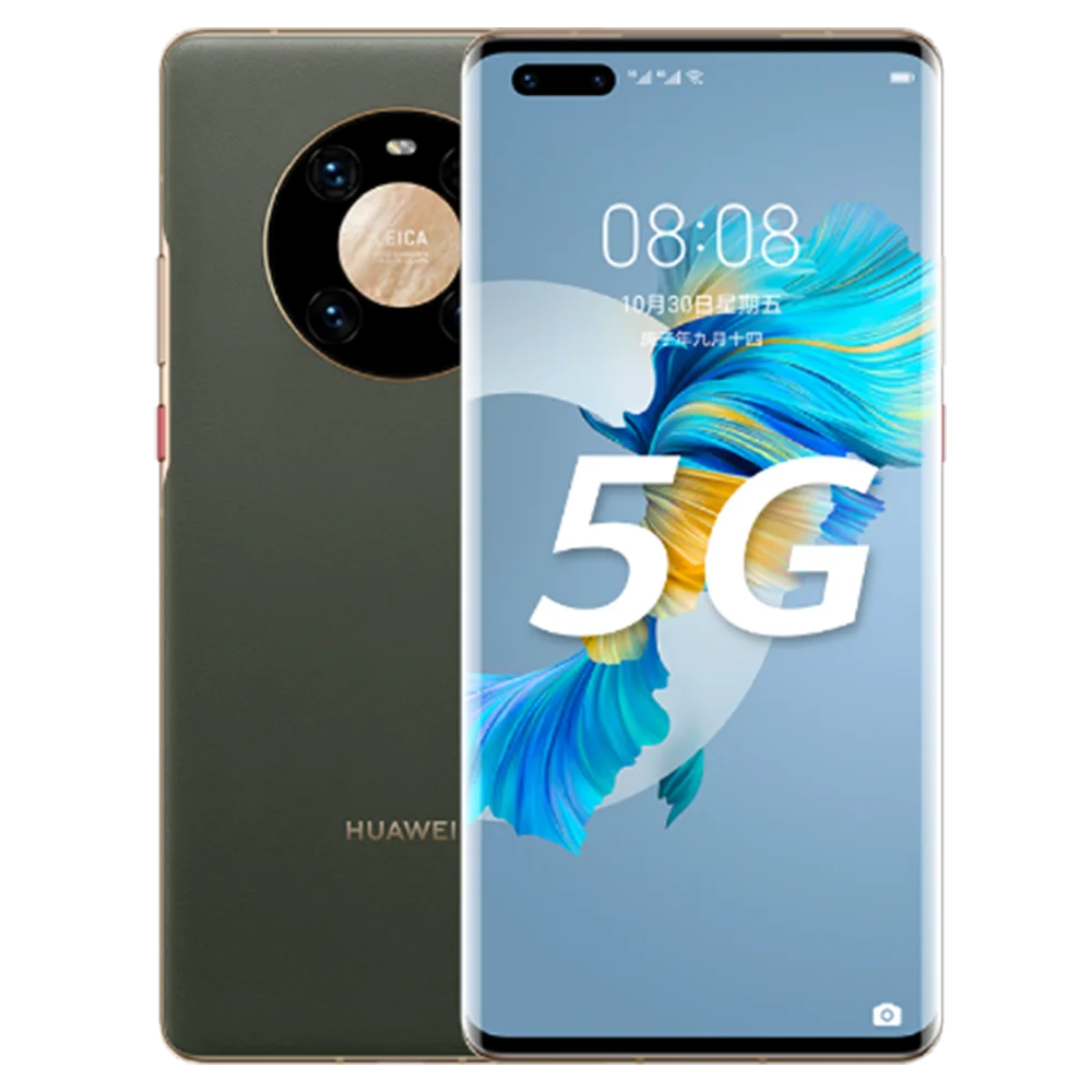 Huawei Mate 40 Pro 5G mobile phones Kirin 9000 SoC chip 6.76' full screen 8GB+256GB mate40pro unlock cell phones smartphones