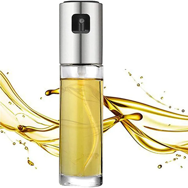 
Reusable Oil Spritzer 100ml Olive Oil Sprayer Cooking Bottle for Oil Portable Mini Kitchen Gadgets for BBQ/Salads/Baking 