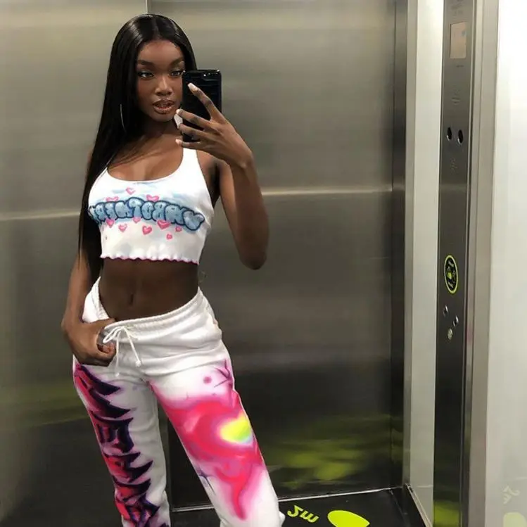 
Amazon 2021 Fashion Print Vest Short Pink Edge Tank Tops Girls Summer Sexy Tops For Women 2021 Amazon 2021 Fashion Print Vest Short Pink Edge Tank Tops Girls Summer Sexy Tops For Women 2021 Top