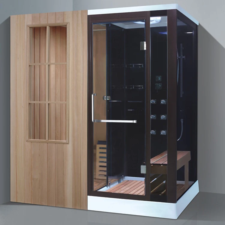 Luxury Steam And Sauna Combined Room With Foot Massage Shower Sauna For Home Bath Room