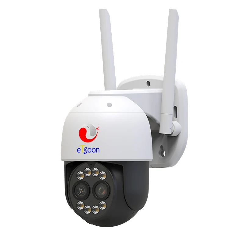Full HD Two way Audio 2.4GHz Wifi Auto Human Detection Wireless PTZ Camera PIR Sensor Cctv 4K Ptz Night Vision Camera