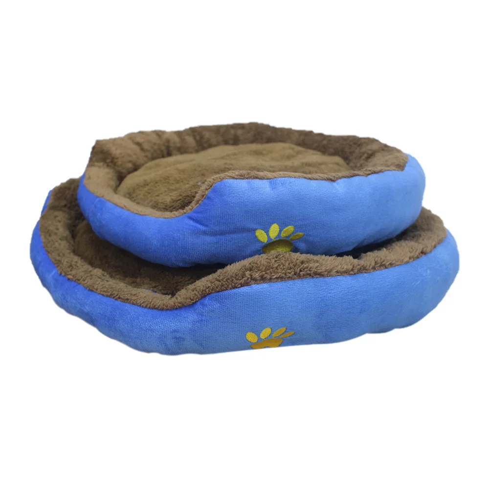 Товары для домашних животных теплый симпатичный узор с отпечатками ног Съемный и моющийся наполнитель кошек матрас собак диванная