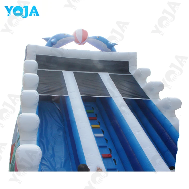 Dolphin Inflatable Kids Summer Inflatable Balloon Slide
