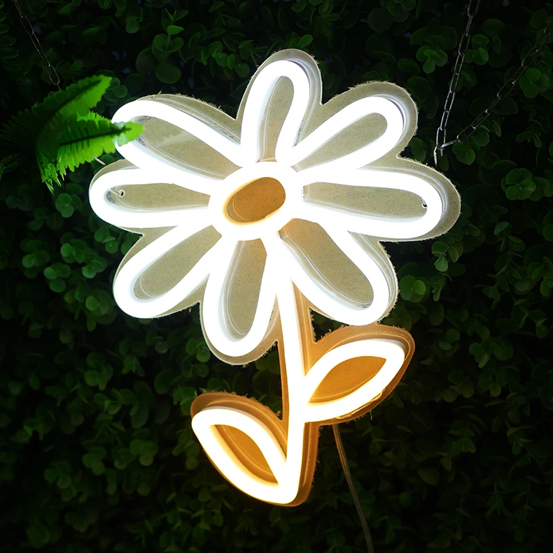 Cute Duck Indoor LED Neon Sign Custom Acrylic Happy Birthday Decorations With IP65 PVC Lamp Body for Home Use
