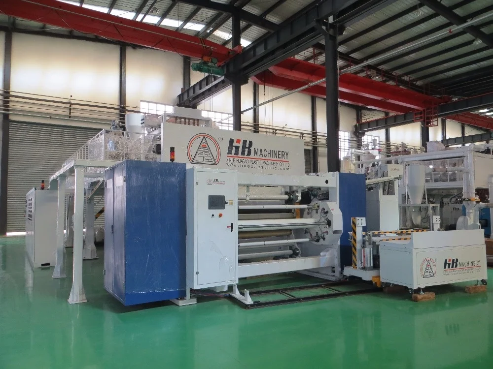 HB Machinery 5 capas 1500 mm China lldpe cpe maquina de pelicula estirable