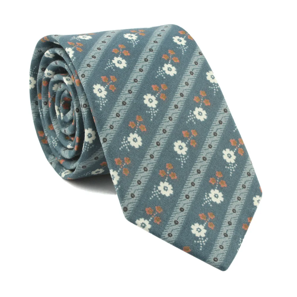 
Хлопковый галстук с принтом, галстук с индивидуальным логотипом 