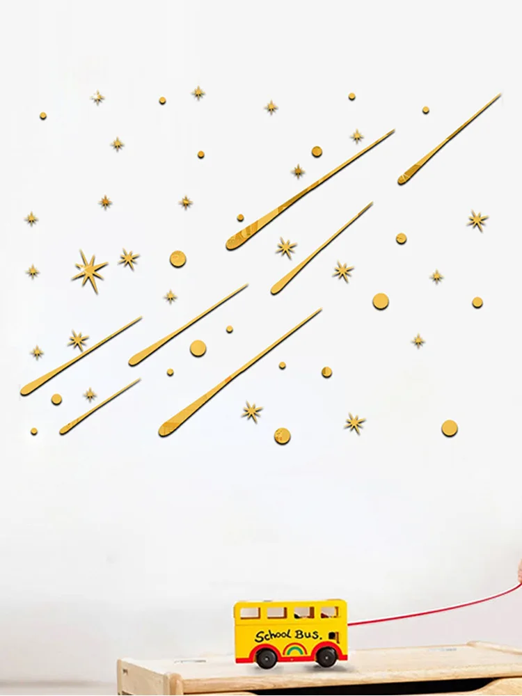 Soft mirror Bathroom wall self-adhesive acrylic HD frameless vanity no punch bath powder room sticker mirror