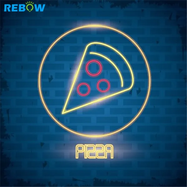 Factory 220V Transformer Large Dragon Pizza LED Custom Flexible  Neon Sign