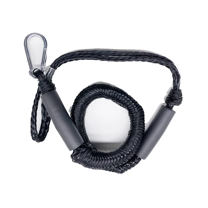 OEM MAX 900 KG 1.8M Biner For Parking Jet Ski Polyester Nylon Stretch Adjustable Boat Bungee Dock Lines Dock line Mooring Rope
