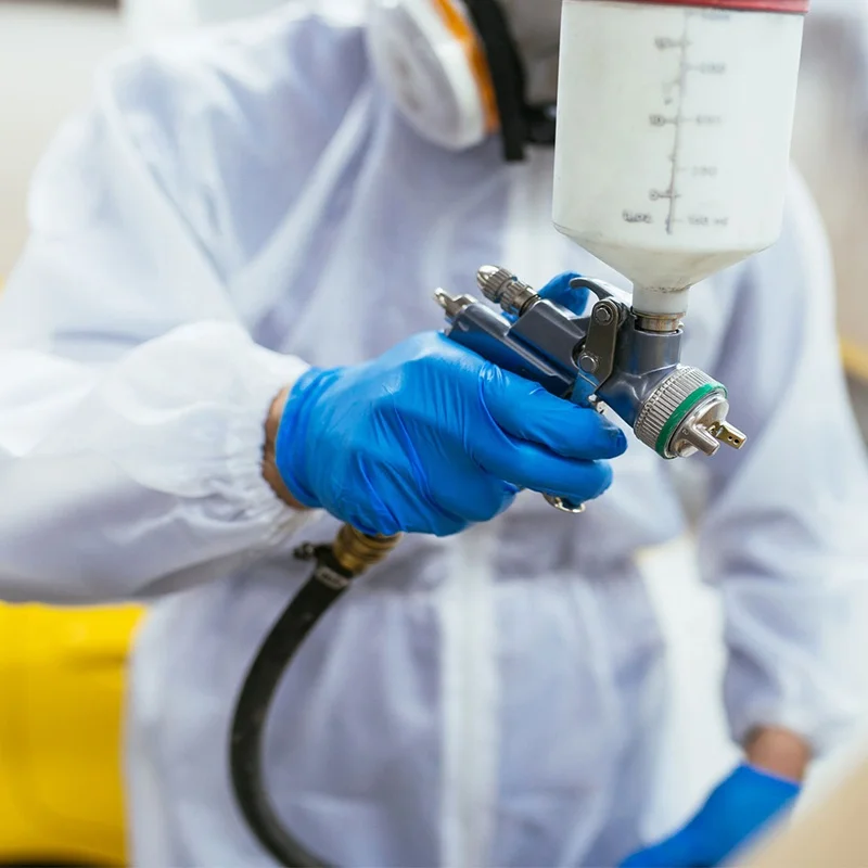 Industrial nitrile chemical resistant gloves coating & paint gloss thick nitrile gloves for wallpapers/wall coating