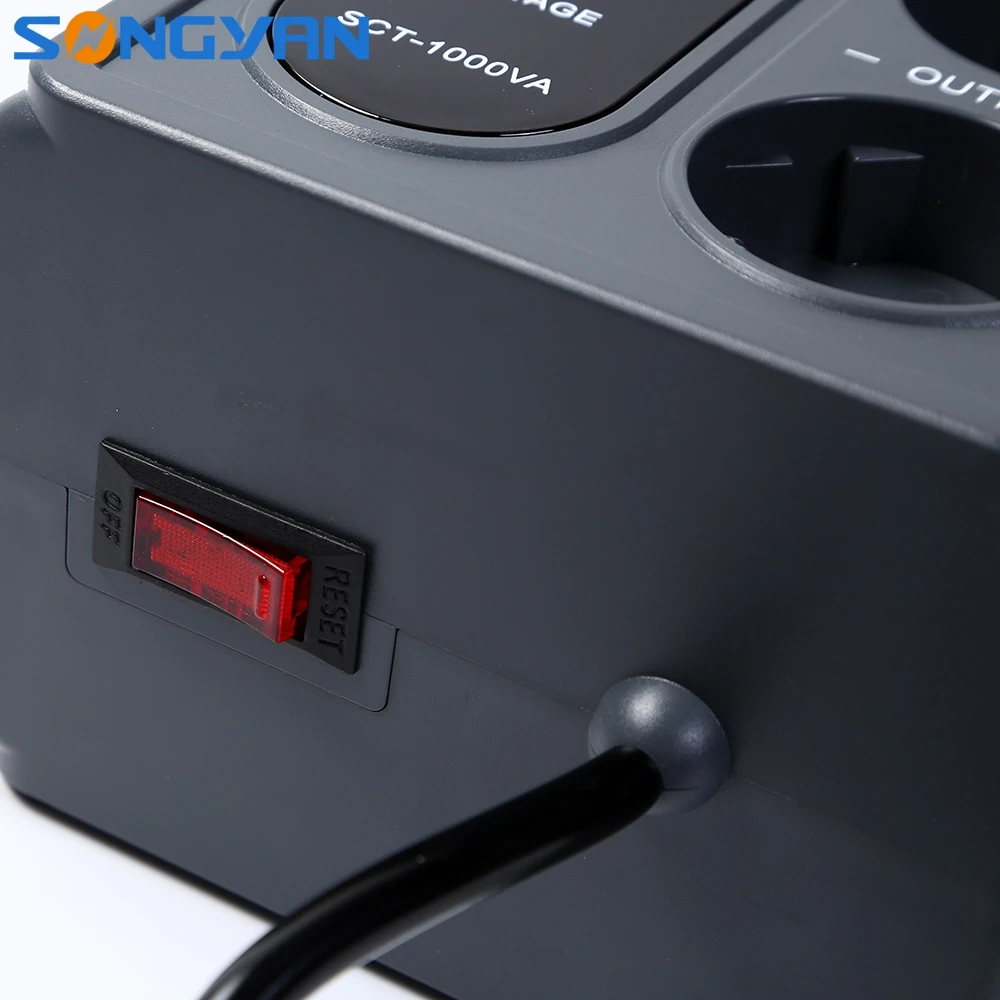 New Mini Single phase 1KVA Voltage Regulator AC Fully Automatic Socket Stabilizer Price