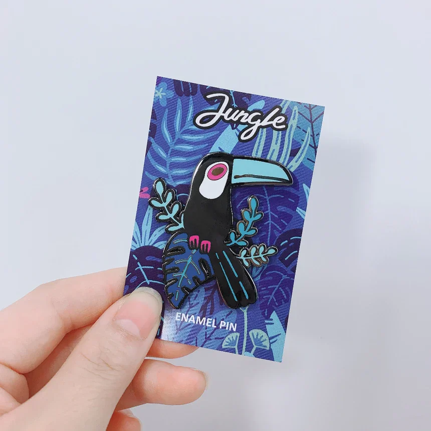 High Quality Cheap  Metal Crafts Logo Made Hard Soft Enamel Lapel Pin Backing Card