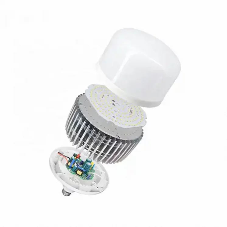 LED lamp light Good price aluminum fin heat dissipation 220V high-power ultra bright LED bulb for house school office factory