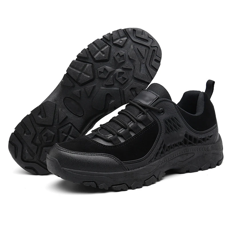 Men Tactical Boots Cheap Desert Men Hiking Shoes Non-slip Wear proof Breathable Outdoor Camping Climbing Working Boots