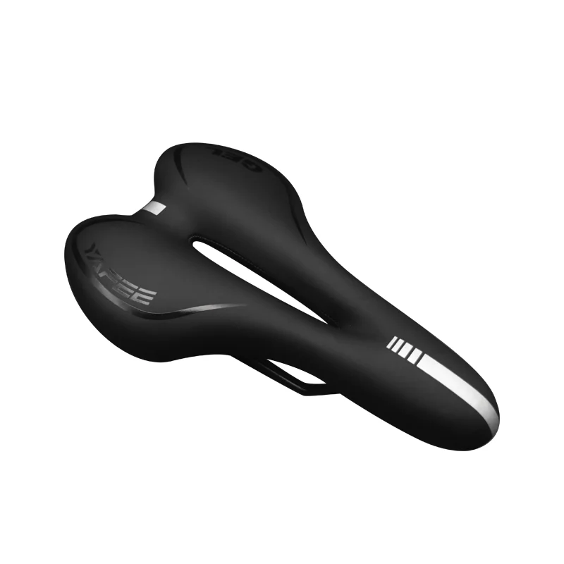 Bicycle Saddle Reflective Shock Absorbing Design Road Mountain Bike cycle Seat Silica Gel Leather Cycling Suspension