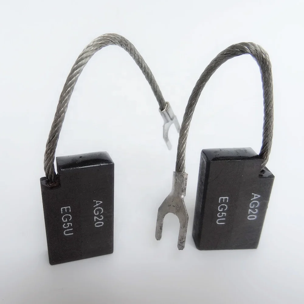 Серебристая графитовая Угольная щетка AG20 EG5U для ветрогенератора