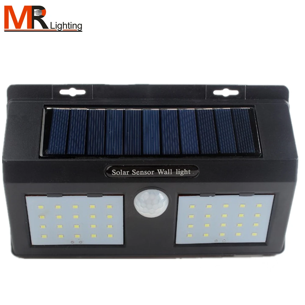 Waterproof Solar Wall Lamp 40 LED Solar Light  Human Body Induction Motion Sensor LED Solar Garden Light