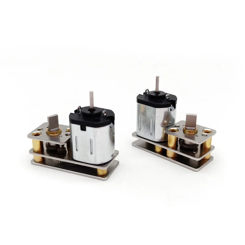 N10 N20 N30 dc spur gear motor 6V 12V micro high torque dc electric motor with right angle worm gearbox