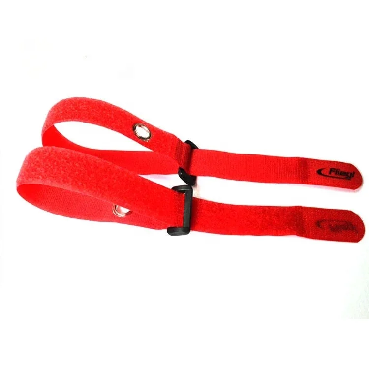 Heavy Duty Storage Strap Bicycles Cinch Strap Adjustable Pallet Fixation Hook And Loop Fastener Strap With Metal Grommet