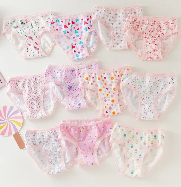 Wholesale Cute Cotton Underwear Set Cotton Underwear Little Girls Panties