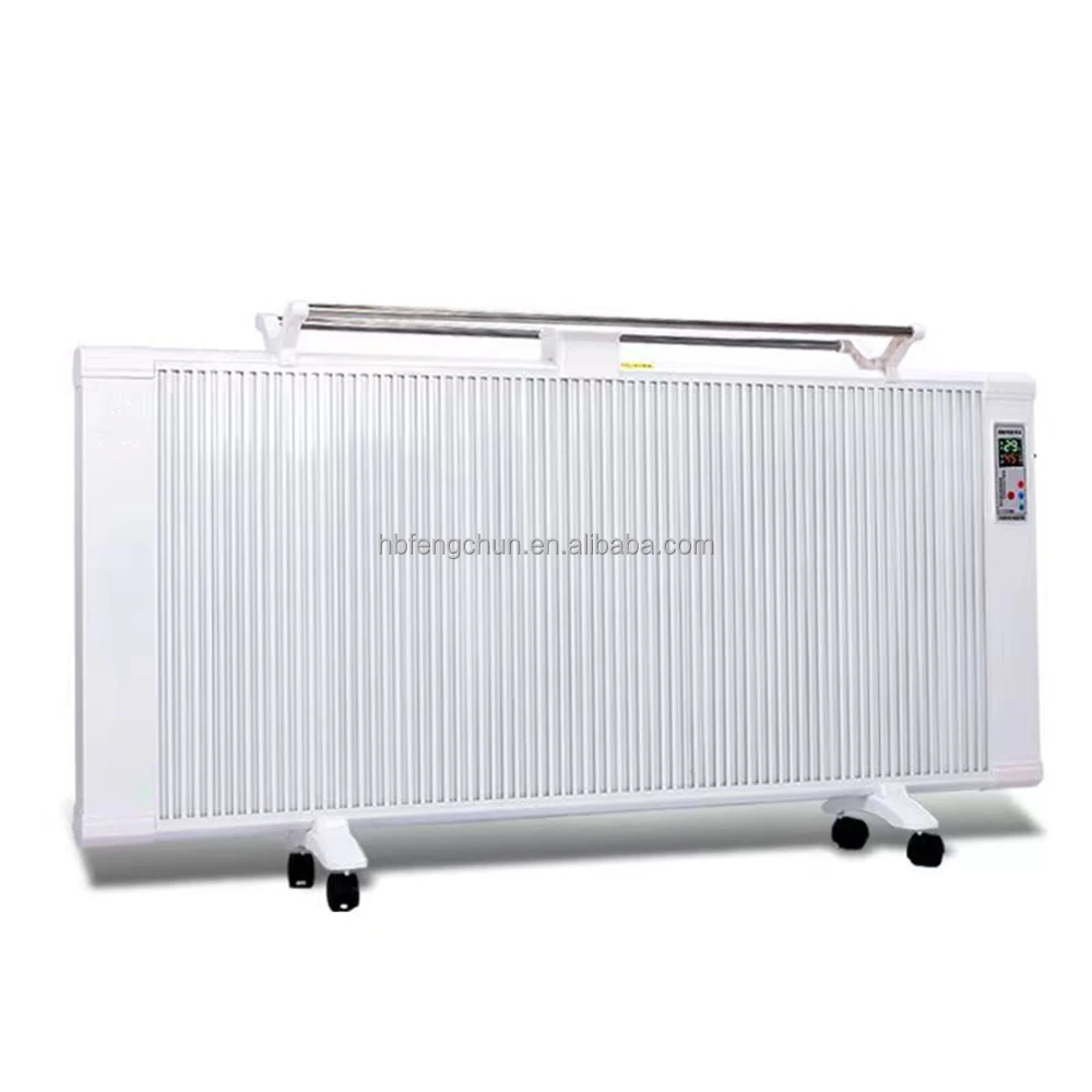 White Black Indoor Convector Heater Standing Convector Heater Convector Infrared Electric Panel Heater