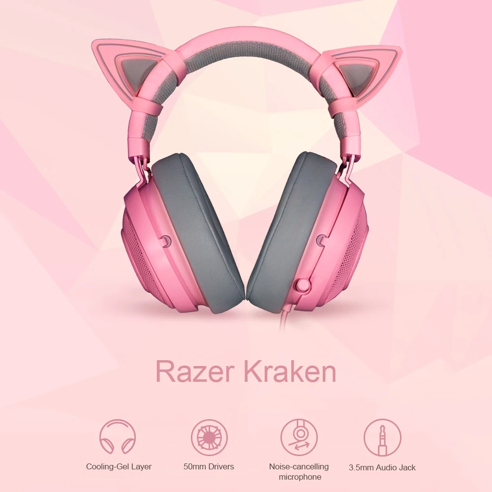 Razer Kraken Gaming Headset with Noise Cancelling Microphone Replacement for PC Gaming Headset