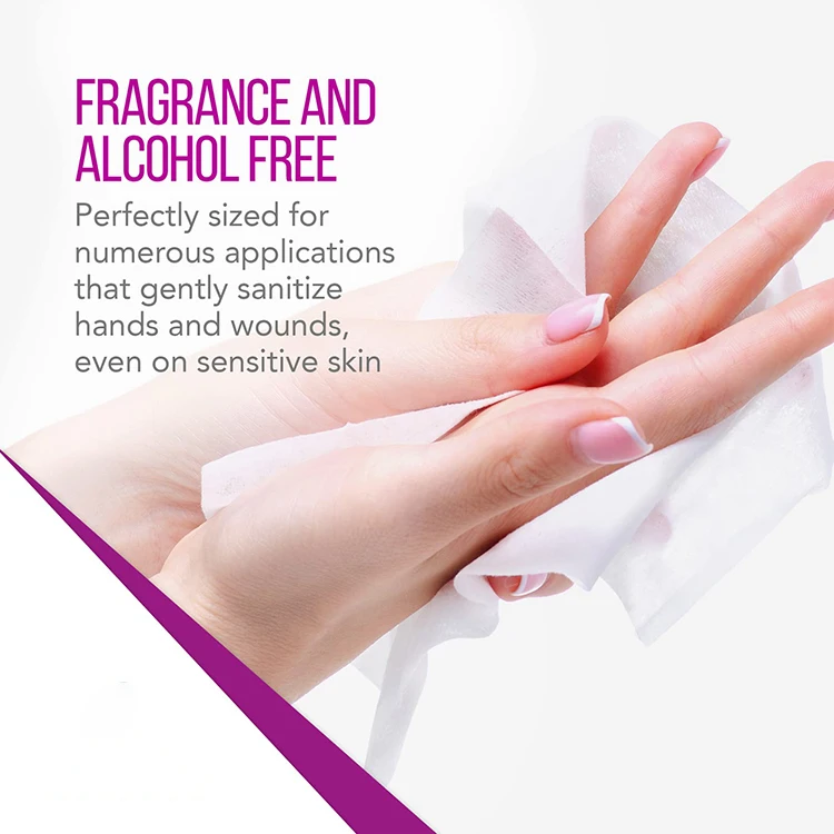 Biokleen 1 Case 1000 bag Benzalkonium Chloride Antiseptic Towelette BZK Antiseptic First Aid Wound Hand Sanitizing Wipes