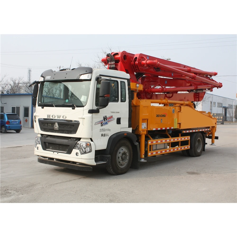 
hot selling 4x2 left hand drien duty concrete pump truck with high quality 