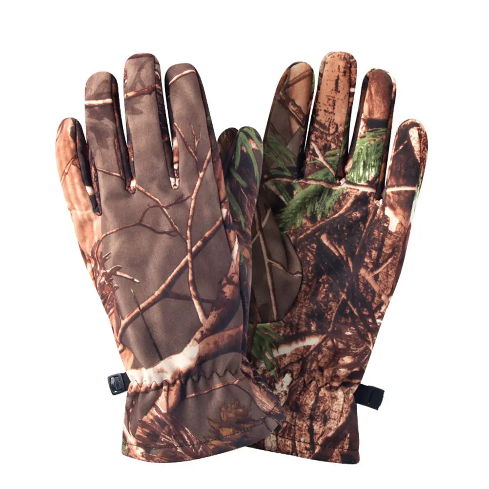 
Waterproof Fishing Shooting Gloves Hunting Outdoor Bionic Camouflage Full Finger Gloves Reed Camouflage Gloves  (1600165806925)