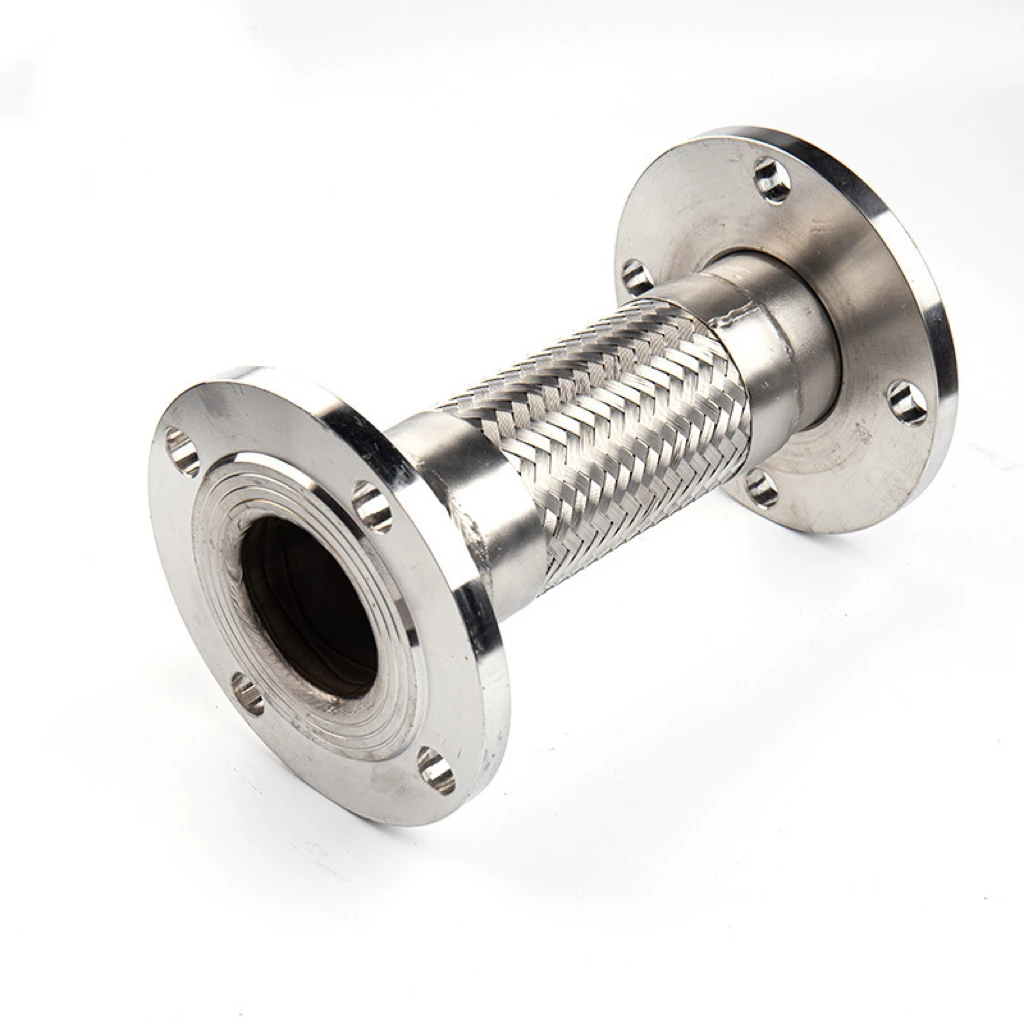 Industrial Custom Pipe Fitting Flange Connection Stainless Steel Large Flexible Braided Expansion Joint High Pressure Metal Hose