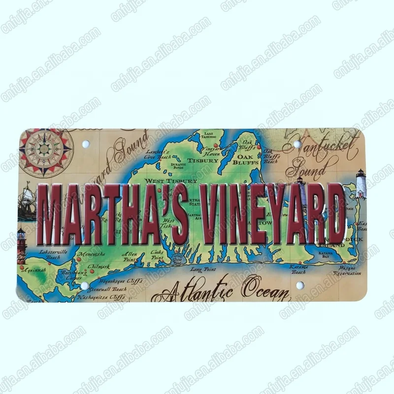 USA California wall decor embossed souvenir  metal aluminum car License plate