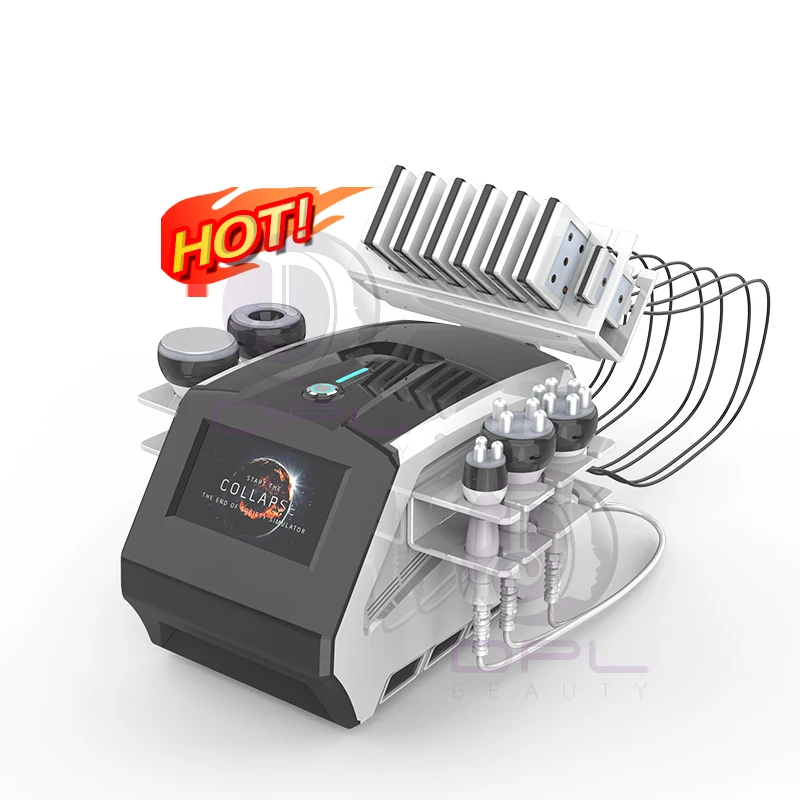 Factory Price Wholesale OEM ODM 6 In 1 40K vacuum cavitation system Radio Frequency Slimming Beauty machine