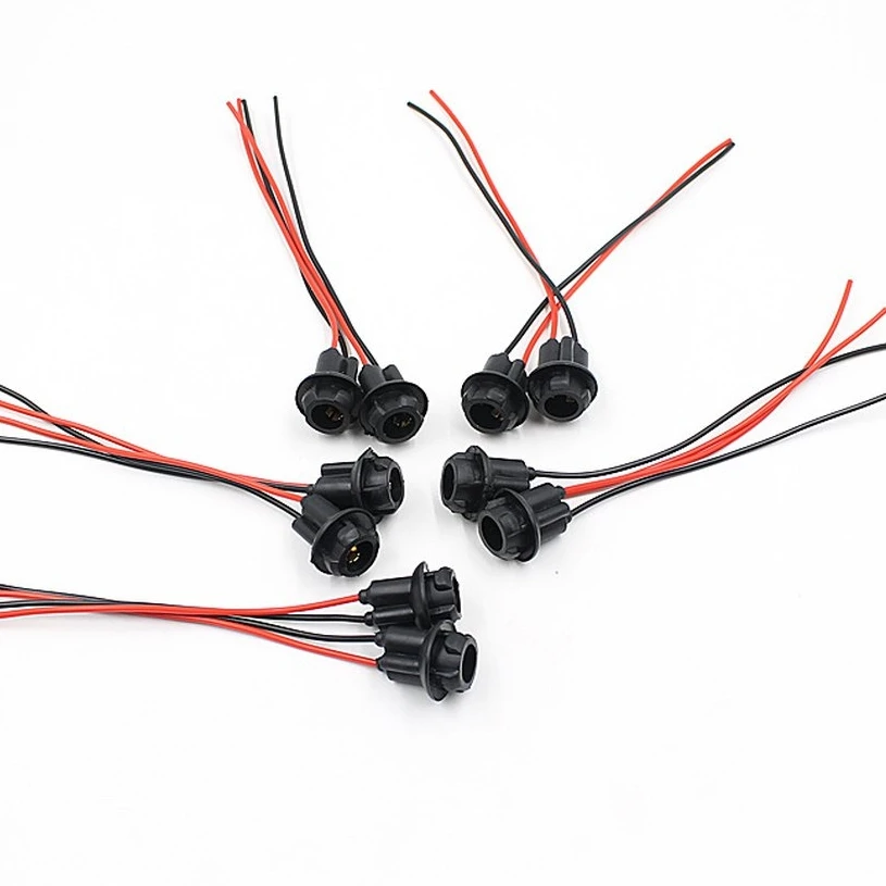 T20 7440 7443 T25 3156 3157 1156 BA15 S1157 BAY15D LED bulb holder socket adapter connector Car light lamp Wiring Harness