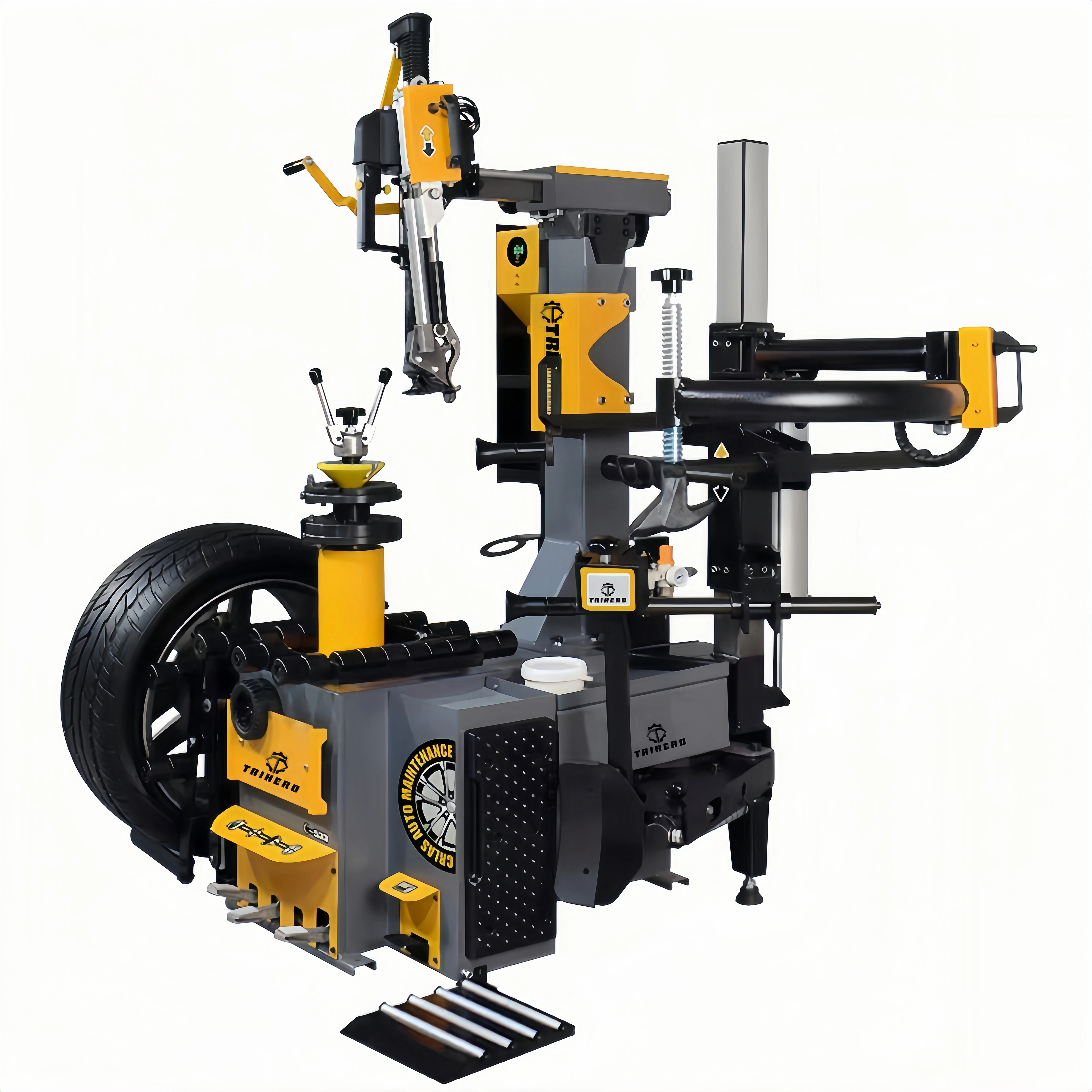 2024 Fully Automatic Non-Touch Tyre Changing Machine Workshop Tire Mount Machine No Pry Bar And No Disc Swing Arm Tire Changer