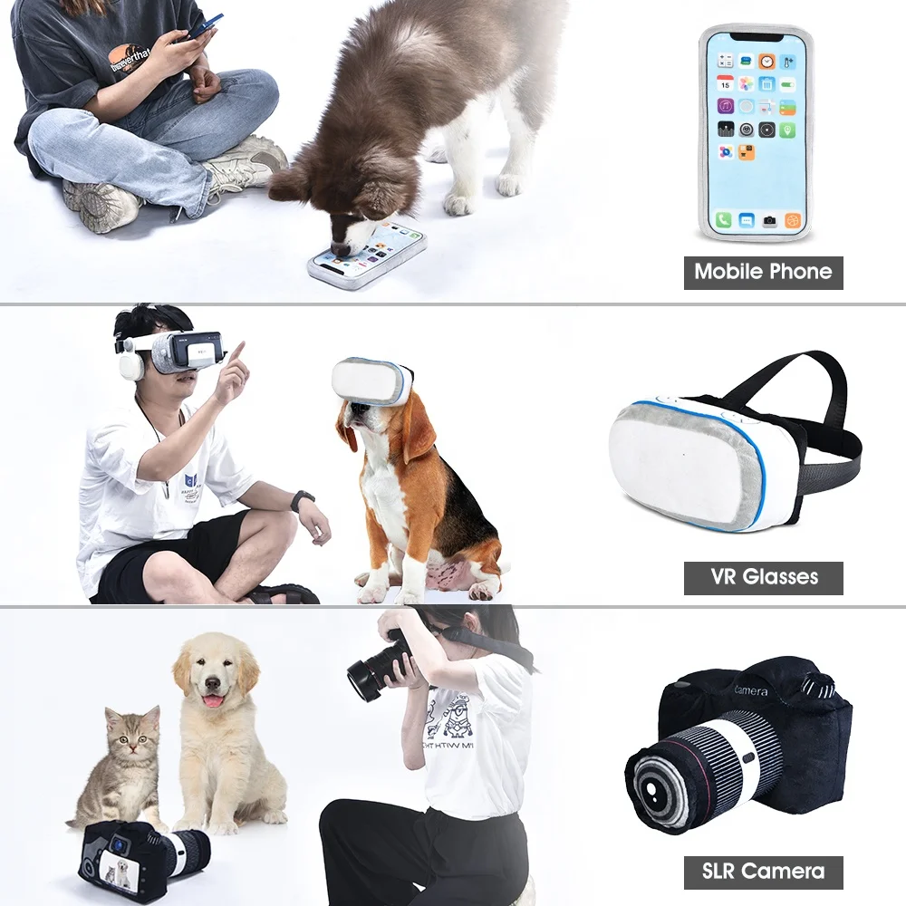 Высокотехнологичная серия, умная электронная форма, случайный выбор, 5 шт., набор плюшевых игрушек для собак, коробка для любопытных питомцев