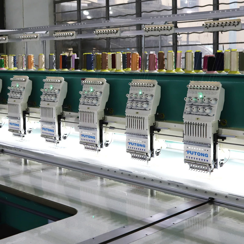industrial embroidery machines for sale 20 head embroidery machine motor flat embroidery machine