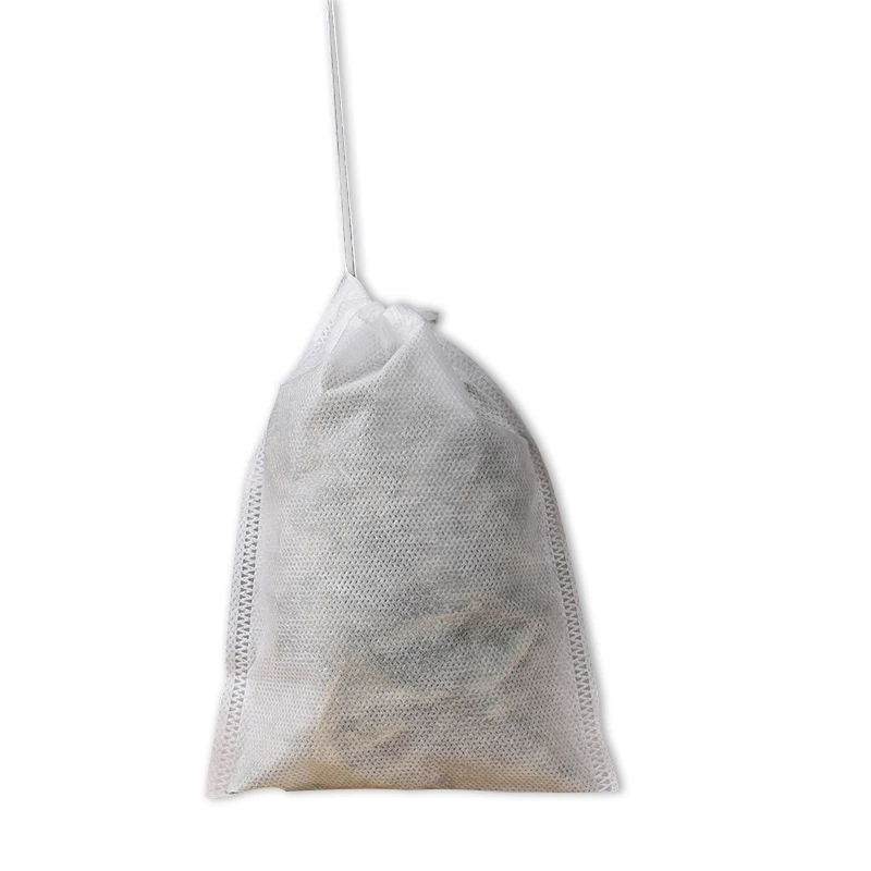 1000pcs pack eco drawstring mesh cotton unbleached empty teabag with String