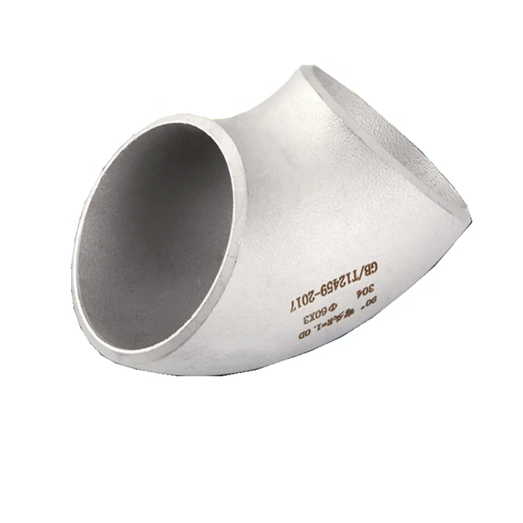 Нержавеющая сталь (под углом 90 градусов) для штуцера трубы SUS 304 локоть